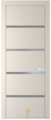 Дверь Profil Doors 23PE цвет Кремовая Магнолия (RAL 120-04) кромка Серебро стекло Lacobel Серебро Матлак Дверь Profil Doors 23PE цвет Кремовая Магнолия (RAL 120-04) кромка Серебро стекло Lacobel Серебро Матлак