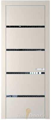 Дверь Profil Doors 23PE цвет Кремовая Магнолия (RAL 120-04) кромка Серебро стекло Лоран узор золото Дверь Profil Doors 23PE цвет Кремовая Магнолия (RAL 120-04) кромка Серебро стекло Лоран узор золото