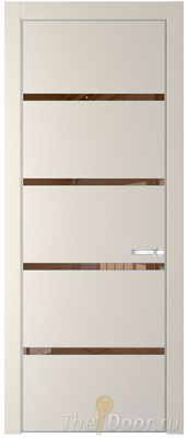 Дверь Profil Doors 23PE цвет Кремовая Магнолия (RAL 120-04) кромка Серебро стекло Зеркало Bronza Дверь Profil Doors 23PE цвет Кремовая Магнолия (RAL 120-04) кромка Серебро стекло Зеркало Bronza
