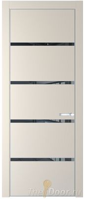 Дверь Profil Doors 23PE цвет Кремовая Магнолия (RAL 120-04) кромка Серебро стекло Зеркало Grey Дверь Profil Doors 23PE цвет Кремовая Магнолия (RAL 120-04) кромка Серебро стекло Зеркало Grey