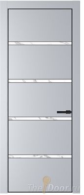 Дверь Profil Doors 23PE цвет Лайт Грей (RAL 870-01) кромка Черный матовый RAL9005 стекло Нефи белый узор серебро Дверь Profil Doors 23PE цвет Лайт Грей (RAL 870-01) кромка Черный матовый RAL9005 стекло Нефи белый узор серебро