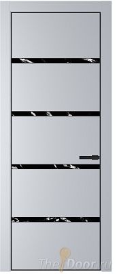 Дверь Profil Doors 23PE цвет Лайт Грей (RAL 870-01) кромка Черный матовый RAL9005 стекло Нефи черный узор серебро Дверь Profil Doors 23PE цвет Лайт Грей (RAL 870-01) кромка Черный матовый RAL9005 стекло Нефи черный узор серебро