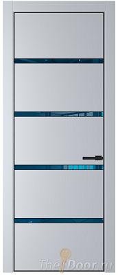 Дверь Profil Doors 23PE цвет Лайт Грей (RAL 870-01) кромка Черный матовый RAL9005 стекло Зеркало Blue Дверь Profil Doors 23PE цвет Лайт Грей (RAL 870-01) кромка Черный матовый RAL9005 стекло Зеркало Blue