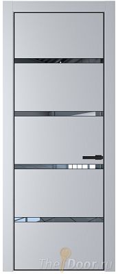 Дверь Profil Doors 23PE цвет Лайт Грей (RAL 870-01) кромка Черный матовый RAL9005 стекло Зеркало Дверь Profil Doors 23PE цвет Лайт Грей (RAL 870-01) кромка Черный матовый RAL9005 стекло Зеркало