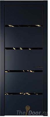 Дверь Profil Doors 23PE цвет Нэви Блу (RAL 7016) кромка Черный матовый RAL9005 стекло Нефи черный узор золото Дверь Profil Doors 23PE цвет Нэви Блу (RAL 7016) кромка Черный матовый RAL9005 стекло Нефи черный узор золото