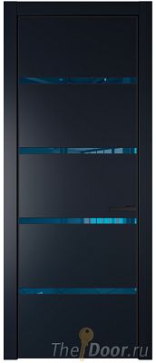 Дверь Profil Doors 23PE цвет Нэви Блу (RAL 7016) кромка Черный матовый RAL9005 стекло Зеркало Blue Дверь Profil Doors 23PE цвет Нэви Блу (RAL 7016) кромка Черный матовый RAL9005 стекло Зеркало Blue