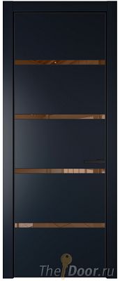 Дверь Profil Doors 23PE цвет Нэви Блу (RAL 7016) кромка Черный матовый RAL9005 стекло Зеркало Bronza Дверь Profil Doors 23PE цвет Нэви Блу (RAL 7016) кромка Черный матовый RAL9005 стекло Зеркало Bronza