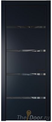 Дверь Profil Doors 23PE цвет Нэви Блу (RAL 7016) кромка Черный матовый RAL9005 стекло Зеркало Grey Дверь Profil Doors 23PE цвет Нэви Блу (RAL 7016) кромка Черный матовый RAL9005 стекло Зеркало Grey