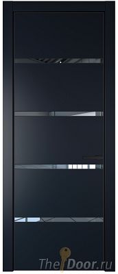 Дверь Profil Doors 23PE цвет Нэви Блу (RAL 7016) кромка Черный матовый RAL9005 стекло Зеркало Дверь Profil Doors 23PE цвет Нэви Блу (RAL 7016) кромка Черный матовый RAL9005 стекло Зеркало