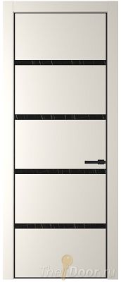 Дверь Profil Doors 23PE цвет Перламутр белый кромка Черный матовый RAL9005 стекло Неро мрамор Дверь Profil Doors 23PE цвет Перламутр белый кромка Черный матовый RAL9005 стекло Неро мрамор