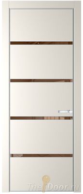Дверь Profil Doors 23PE цвет Перламутр белый кромка Серебро стекло Зеркало Bronza Дверь Profil Doors 23PE цвет Перламутр белый кромка Серебро стекло Зеркало Bronza