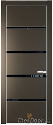Дверь Profil Doors 23PE цвет Перламутр бронза кромка Серебро стекло Lacobel Черный лак Дверь Profil Doors 23PE цвет Перламутр бронза кромка Серебро стекло Lacobel Черный лак