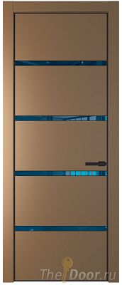 Дверь Profil Doors 23PE цвет Перламутр золото кромка Черный матовый RAL9005 стекло Зеркало Blue Дверь Profil Doors 23PE цвет Перламутр золото кромка Черный матовый RAL9005 стекло Зеркало Blue