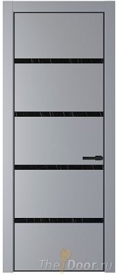 Дверь Profil Doors 23PE цвет Смоки (RAL 870-02) кромка Черный матовый RAL9005 стекло Неро мрамор Дверь Profil Doors 23PE цвет Смоки (RAL 870-02) кромка Черный матовый RAL9005 стекло Неро мрамор