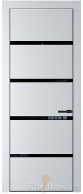 Дверь Profil Doors 23PE цвет Вайт (RAL 110 96 02) кромка Черный матовый RAL9005 стекло Lacobel Черный лак Дверь Profil Doors 23PE цвет Вайт (RAL 110 96 02) кромка Черный матовый RAL9005 стекло Lacobel Черный лак