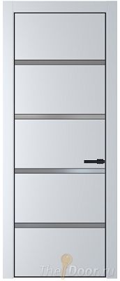 Дверь Profil Doors 23PE цвет Вайт (RAL 110 96 02) кромка Черный матовый RAL9005 стекло Lacobel Серебро Матлак Дверь Profil Doors 23PE цвет Вайт (RAL 110 96 02) кромка Черный матовый RAL9005 стекло Lacobel Серебро Матлак