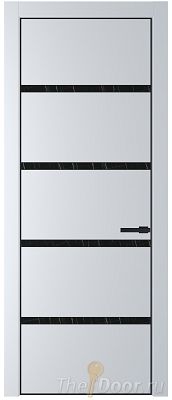 Дверь Profil Doors 23PE цвет Вайт (RAL 110 96 02) кромка Черный матовый RAL9005 стекло Неро мрамор Дверь Profil Doors 23PE цвет Вайт (RAL 110 96 02) кромка Черный матовый RAL9005 стекло Неро мрамор