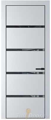 Дверь Profil Doors 23PE цвет Вайт (RAL 110 96 02) кромка Черный матовый RAL9005 стекло Зеркало Grey Дверь Profil Doors 23PE цвет Вайт (RAL 110 96 02) кромка Черный матовый RAL9005 стекло Зеркало Grey