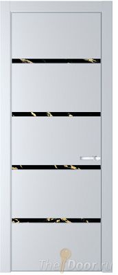 Дверь Profil Doors 23PE цвет Вайт (RAL 110 96 02) кромка Серебро стекло Нефи черный узор золото Дверь Profil Doors 23PE цвет Вайт (RAL 110 96 02) кромка Серебро стекло Нефи черный узор золото