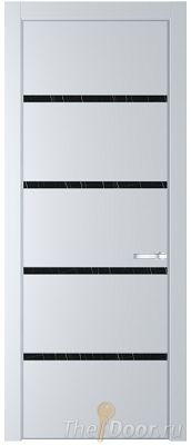 Дверь Profil Doors 23PE цвет Вайт (RAL 110 96 02) кромка Серебро стекло Неро мрамор Дверь Profil Doors 23PE цвет Вайт (RAL 110 96 02) кромка Серебро стекло Неро мрамор