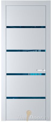 Дверь Profil Doors 23PE цвет Вайт (RAL 110 96 02) кромка Серебро стекло Зеркало Blue Дверь Profil Doors 23PE цвет Вайт (RAL 110 96 02) кромка Серебро стекло Зеркало Blue