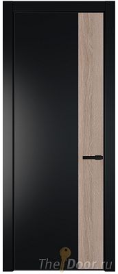 Дверь Profil Doors 24PE цвет Блэк кромка Черный матовый RAL9005 вставка Дуб Сонома Дверь Profil Doors 24PE цвет Блэк кромка Черный матовый RAL9005 вставка Дуб Сонома
