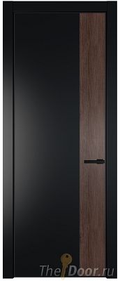 Дверь Profil Doors 24PE цвет Блэк кромка Черный матовый RAL9005 вставка Дуб Тобакко Дверь Profil Doors 24PE цвет Блэк кромка Черный матовый RAL9005 вставка Дуб Тобакко