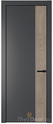 Дверь Profil Doors 24PE цвет Графит (Pantone 425С) кромка Черный матовый RAL9005 вставка Каштан Темный Дверь Profil Doors 24PE цвет Графит (Pantone 425С) кромка Черный матовый RAL9005 вставка Каштан Темный