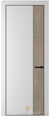 Дверь Profil Doors 24PE цвет Крем Вайт (RAL 120-02) кромка Черный матовый RAL9005 вставка Каштан Темный Дверь Profil Doors 24PE цвет Крем Вайт (RAL 120-02) кромка Черный матовый RAL9005 вставка Каштан Темный