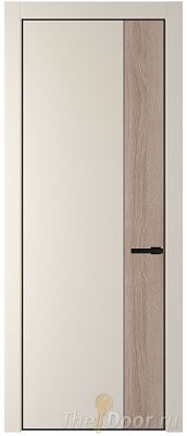 Дверь Profil Doors 24PE цвет Кремовая Магнолия (RAL 120-04) кромка Черный матовый RAL9005 вставка Дуб Сонома Дверь Profil Doors 24PE цвет Кремовая Магнолия (RAL 120-04) кромка Черный матовый RAL9005 вставка Дуб Сонома