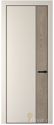 Дверь Profil Doors 24PE цвет Кремовая Магнолия (RAL 120-04) кромка Черный матовый RAL9005 вставка Каштан Темный Дверь Profil Doors 24PE цвет Кремовая Магнолия (RAL 120-04) кромка Черный матовый RAL9005 вставка Каштан Темный