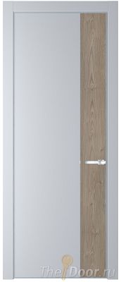 Дверь Profil Doors 24PE цвет Лайт Грей (RAL 870-01) кромка Серебро вставка Каштан Темный Дверь Profil Doors 24PE цвет Лайт Грей (RAL 870-01) кромка Серебро вставка Каштан Темный