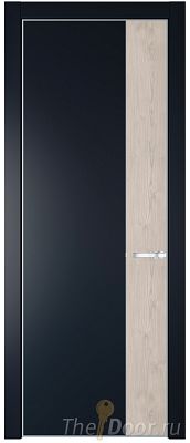 Дверь Profil Doors 24PE цвет Нэви Блу (RAL 7016) кромка Серебро вставка Каштан Светлый Дверь Profil Doors 24PE цвет Нэви Блу (RAL 7016) кромка Серебро вставка Каштан Светлый