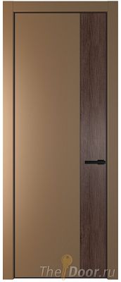 Дверь Profil Doors 24PE цвет Перламутр золото кромка Черный матовый RAL9005 вставка Дуб Тобакко Дверь Profil Doors 24PE цвет Перламутр золото кромка Черный матовый RAL9005 вставка Дуб Тобакко