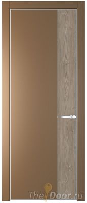 Дверь Profil Doors 24PE цвет Перламутр золото кромка Серебро вставка Каштан Темный Дверь Profil Doors 24PE цвет Перламутр золото кромка Серебро вставка Каштан Темный