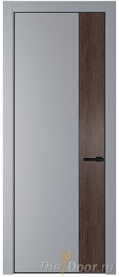 Дверь Profil Doors 24PE цвет Смоки (RAL 870-02) кромка Черный матовый RAL9005 вставка Дуб Тобакко Дверь Profil Doors 24PE цвет Смоки (RAL 870-02) кромка Черный матовый RAL9005 вставка Дуб Тобакко