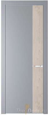 Дверь Profil Doors 24PE цвет Смоки (RAL 870-02) кромка Серебро вставка Каштан Светлый Дверь Profil Doors 24PE цвет Смоки (RAL 870-02) кромка Серебро вставка Каштан Светлый
