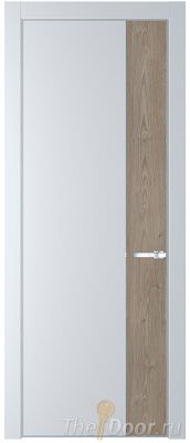 Дверь Profil Doors 24PE цвет Вайт (RAL 110 96 02) кромка Серебро вставка Каштан Темный Дверь Profil Doors 24PE цвет Вайт (RAL 110 96 02) кромка Серебро вставка Каштан Темный