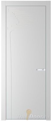 Дверь Profil Doors 25PE цвет Крем Вайт (RAL 120-02) кромка Серебро Дверь Profil Doors 25PE цвет Крем Вайт (RAL 120-02) кромка Серебро
