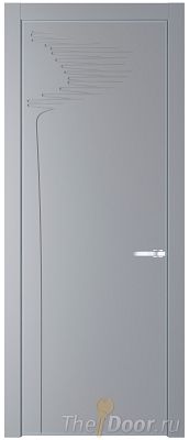 Дверь Profil Doors 25PE цвет Смоки (RAL 870-02) кромка Серебро Дверь Profil Doors 25PE цвет Смоки (RAL 870-02) кромка Серебро