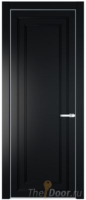 Дверь Profil Doors 26PE цвет Блэк кромка Серебро Дверь Profil Doors 26PE цвет Блэк кромка Серебро