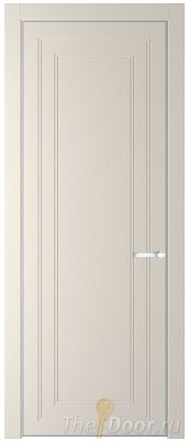 Дверь Profil Doors 26PE цвет Кремовая Магнолия (RAL 120-04) кромка Серебро