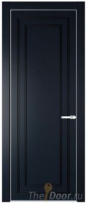 Дверь Profil Doors 26PE цвет Нэви Блу (RAL 7016) кромка Серебро Дверь Profil Doors 26PE цвет Нэви Блу (RAL 7016) кромка Серебро