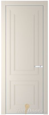 Дверь Profil Doors 27PE цвет Кремовая Магнолия (RAL 120-04) кромка Серебро