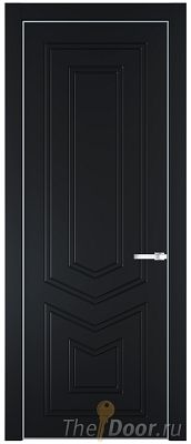 Дверь Profil Doors 29PE цвет Блэк кромка Серебро Дверь Profil Doors 29PE цвет Блэк кромка Серебро