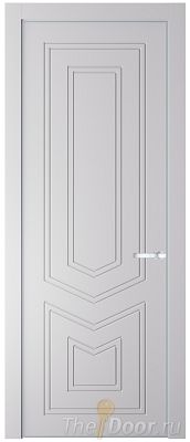Дверь Profil Doors 29PE цвет Крем Вайт (RAL 120-02) кромка Серебро