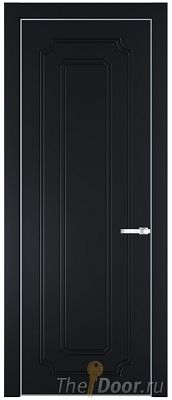 Дверь Profil Doors 30PE цвет Блэк кромка Серебро Дверь Profil Doors 30PE цвет Блэк кромка Серебро