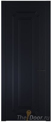 Дверь Profil Doors 30PE цвет Нэви Блу (RAL 7016) кромка Черный матовый RAL9005