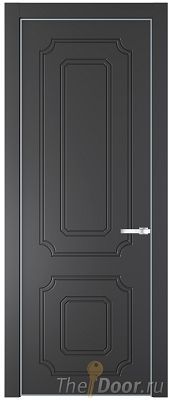 Дверь Profil Doors 31PE цвет Графит (Pantone 425С) кромка Серебро Дверь Profil Doors 31PE цвет Графит (Pantone 425С) кромка Серебро