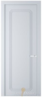 Дверь Profil Doors 32PE цвет Вайт (RAL 110 96 02) кромка Серебро